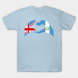 We Heart UK & Guatemala Patriot Flag Series T-Shirt